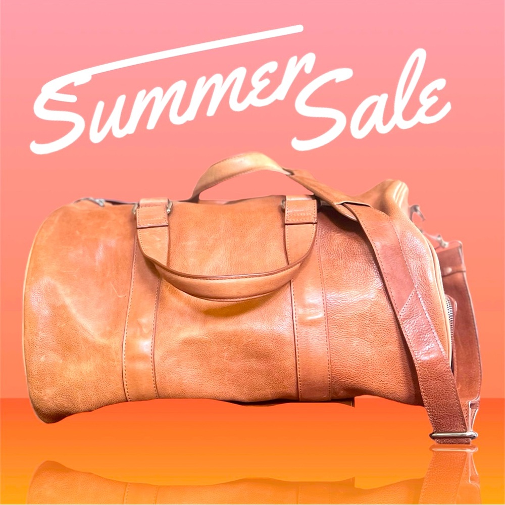 Midsize travel/duffel bag soft leather